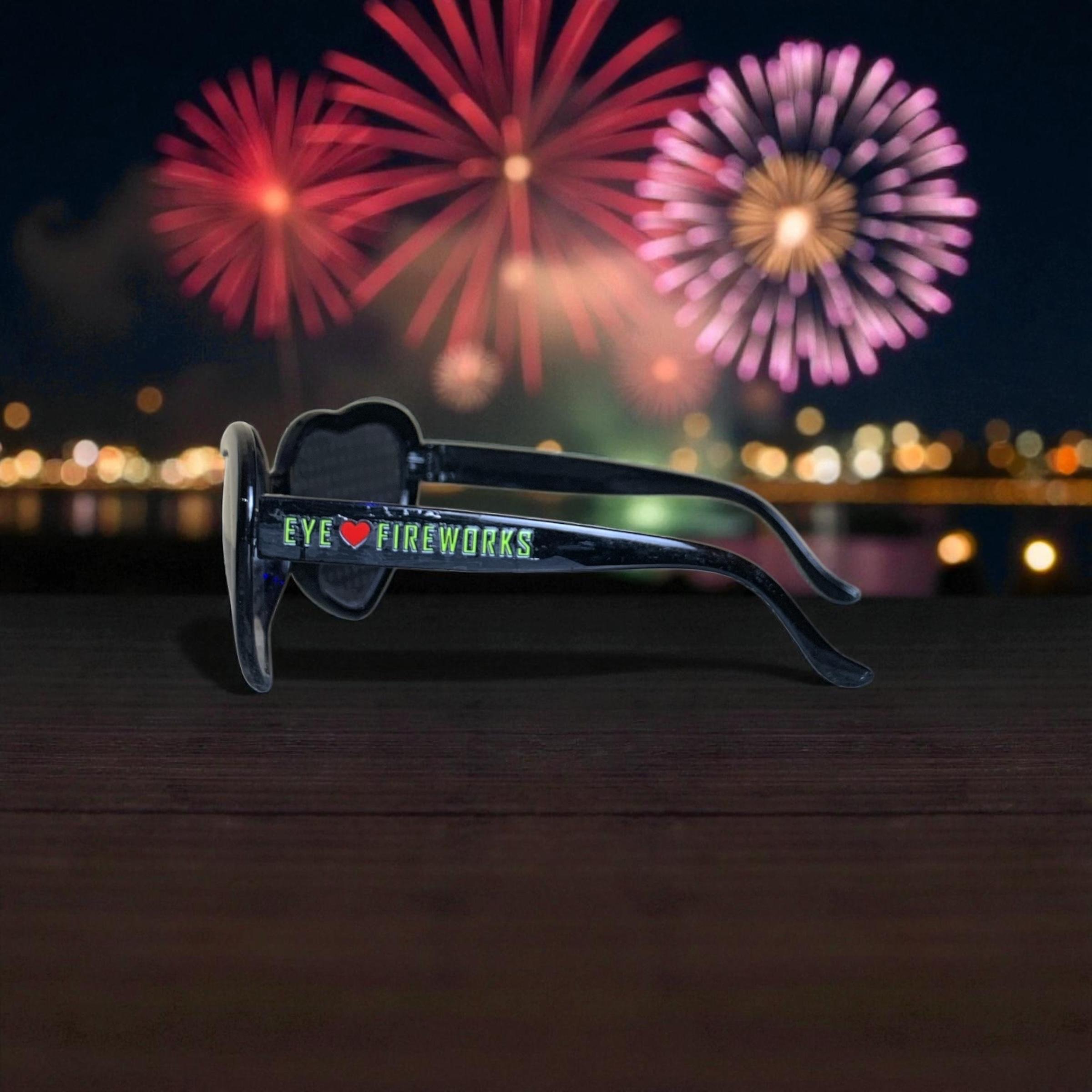 EYE ❤  FIREWORKS logo design